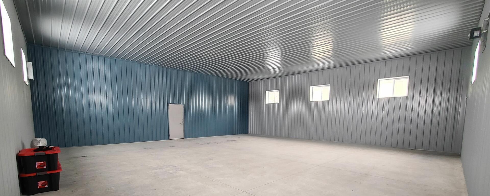 The interior of the wild microbiome research barn